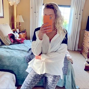 Men’s Styled Oversized Boxy Button Down Top